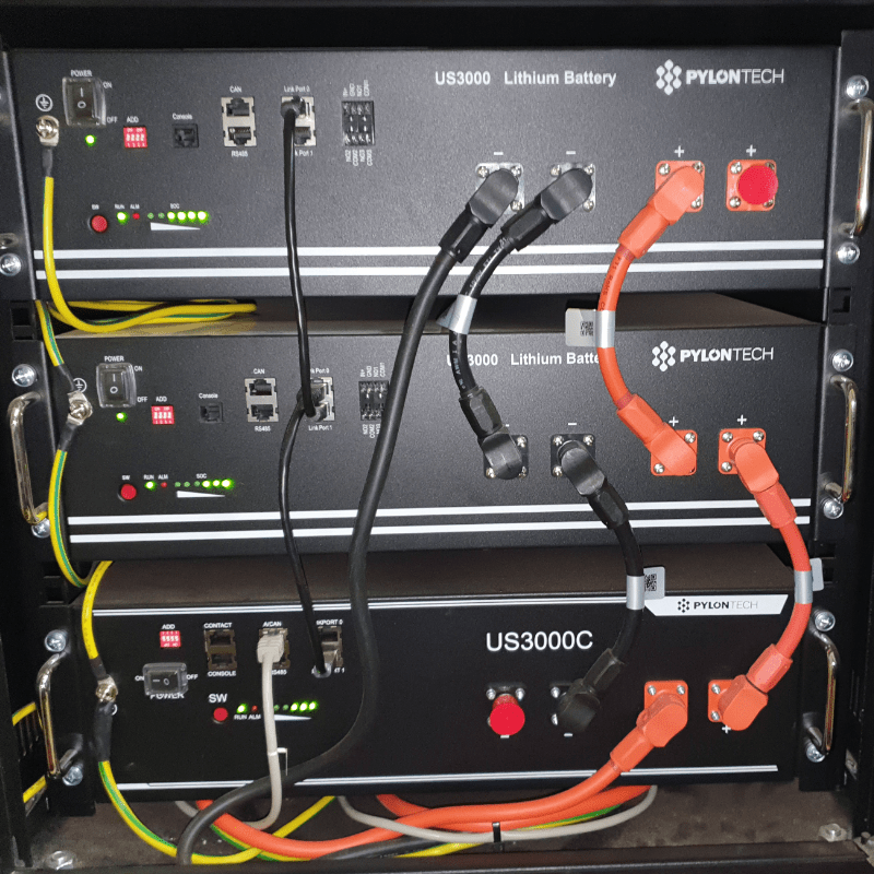 Lithium batterys' set up